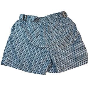 Barthelemy Blue Geo Pattern Swim Trunks Boy's sz. 6